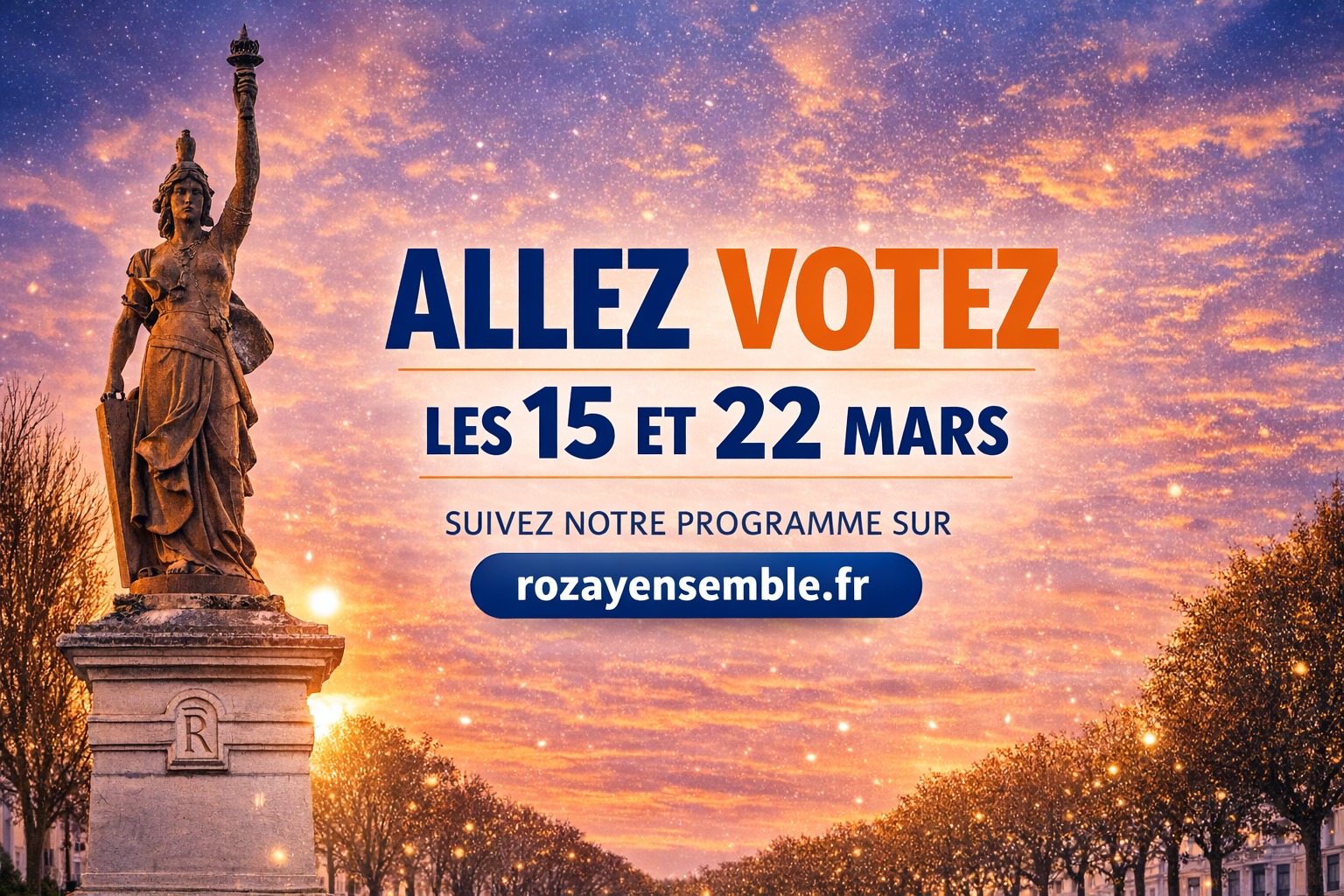 Un dernier message avant le premier tour